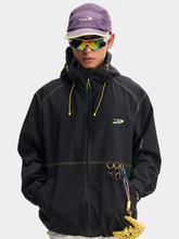 EchoDeck - TeflonĀ® Triple-Defense Colorblock Drawstring Jacket