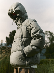 Virex - Unisex 90% White Duck Down Hooded Down Jacket