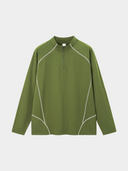HeatCoat - Men's Windproof High-Neck Half-Zip Base Layer