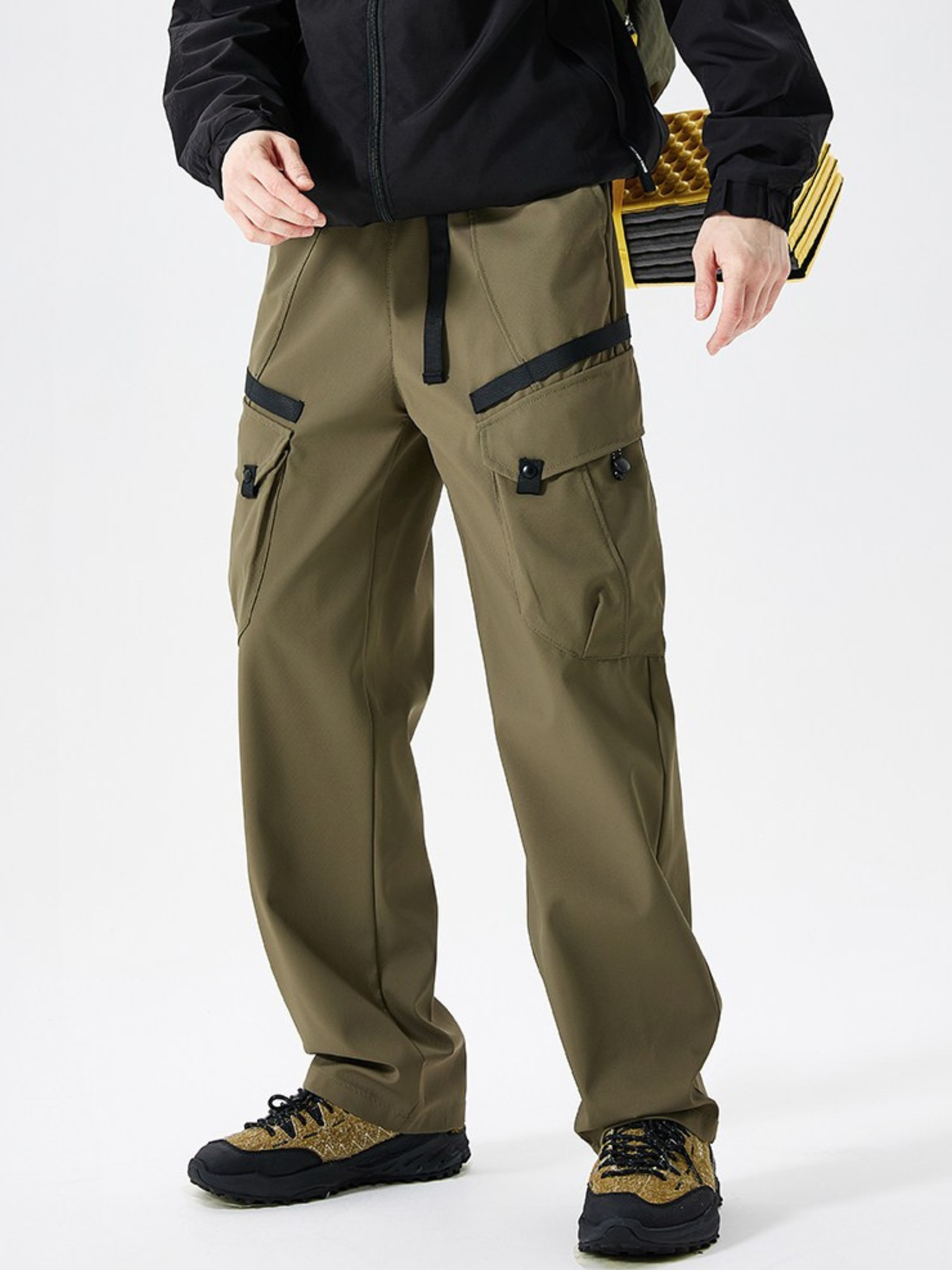 Frontier - Men's Water-Repellent Detachable Down-Liner Ski Hardshell Pants
