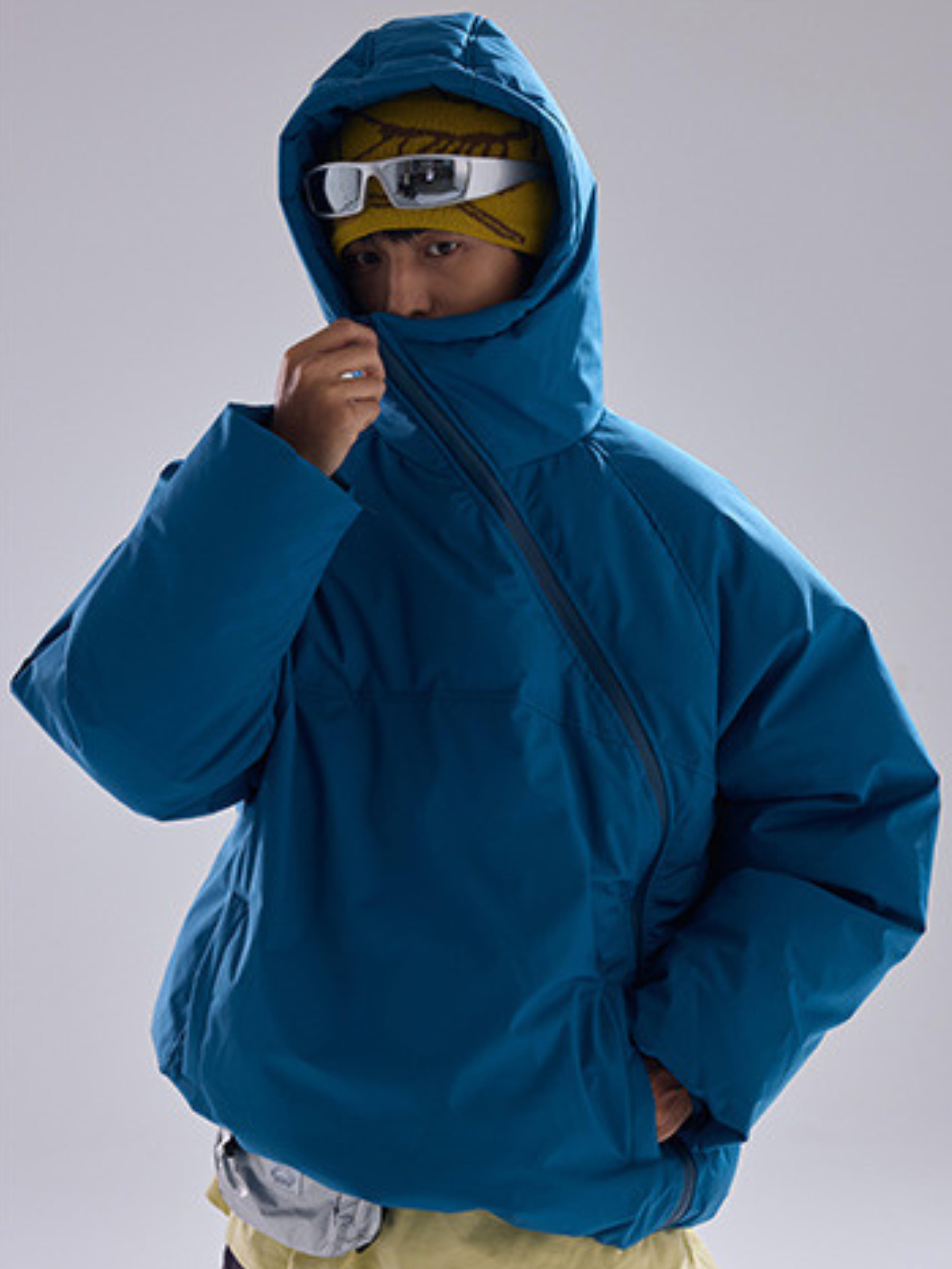 BluffGo - Unisex Asymmetric Zipper Water-repellent Insulated Jacket