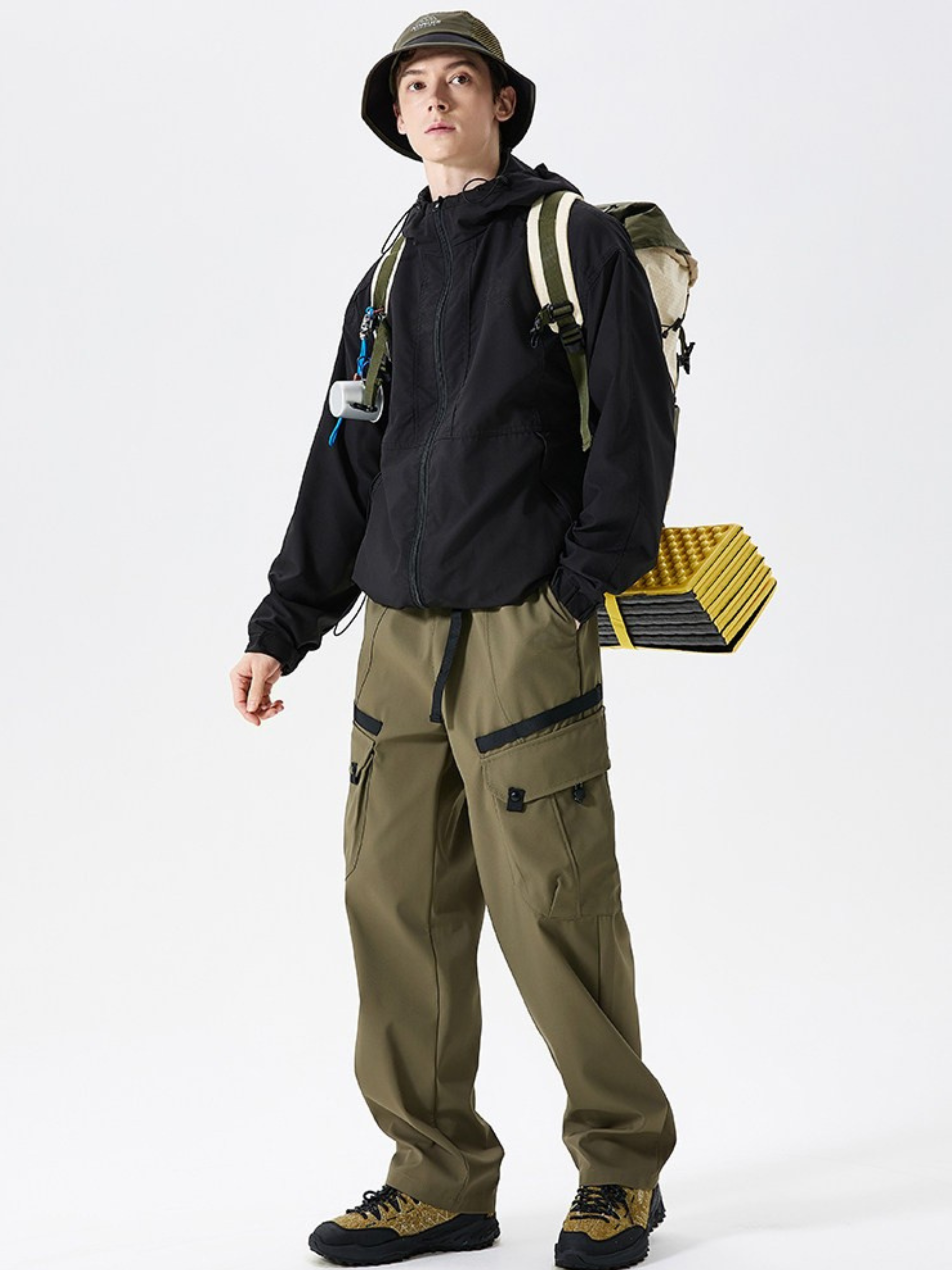 Frontier - Men's Water-Repellent Detachable Down-Liner Ski Hardshell Pants
