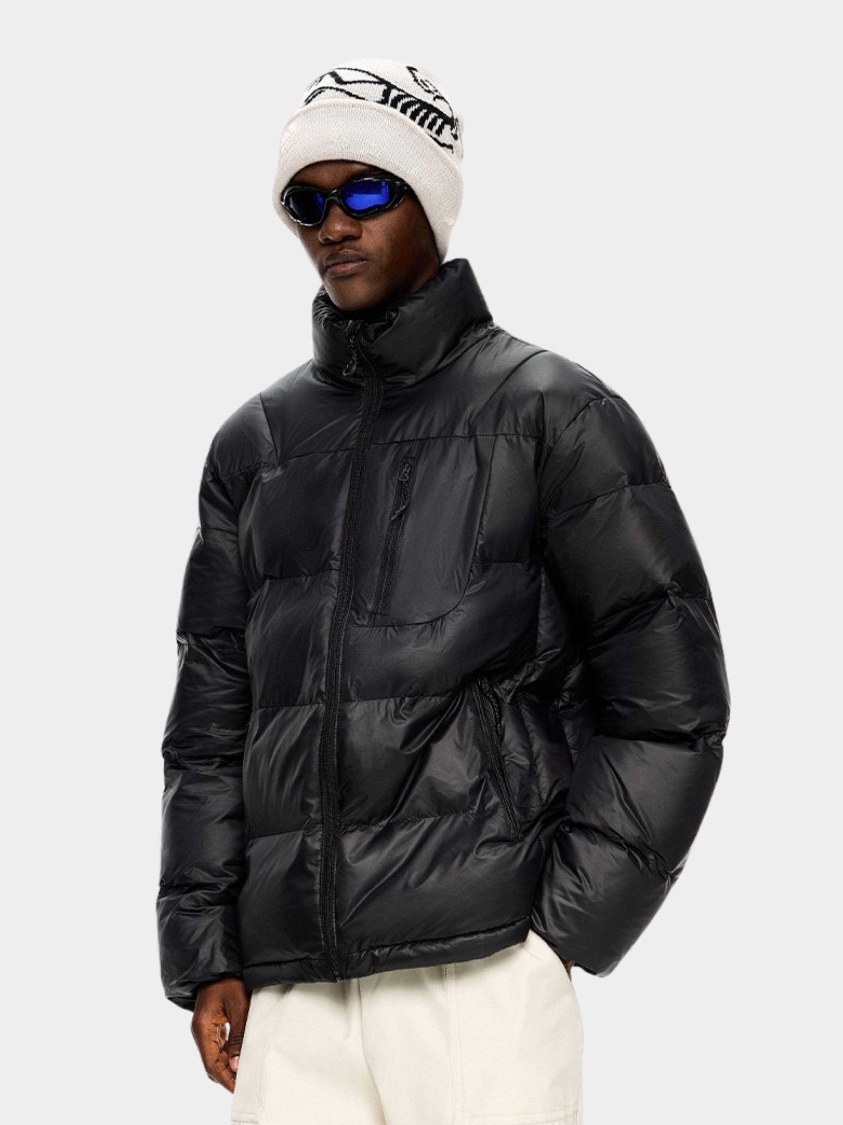 Embergrip - Men's Thermal Matte Stand-Collar Insulated Jacket
