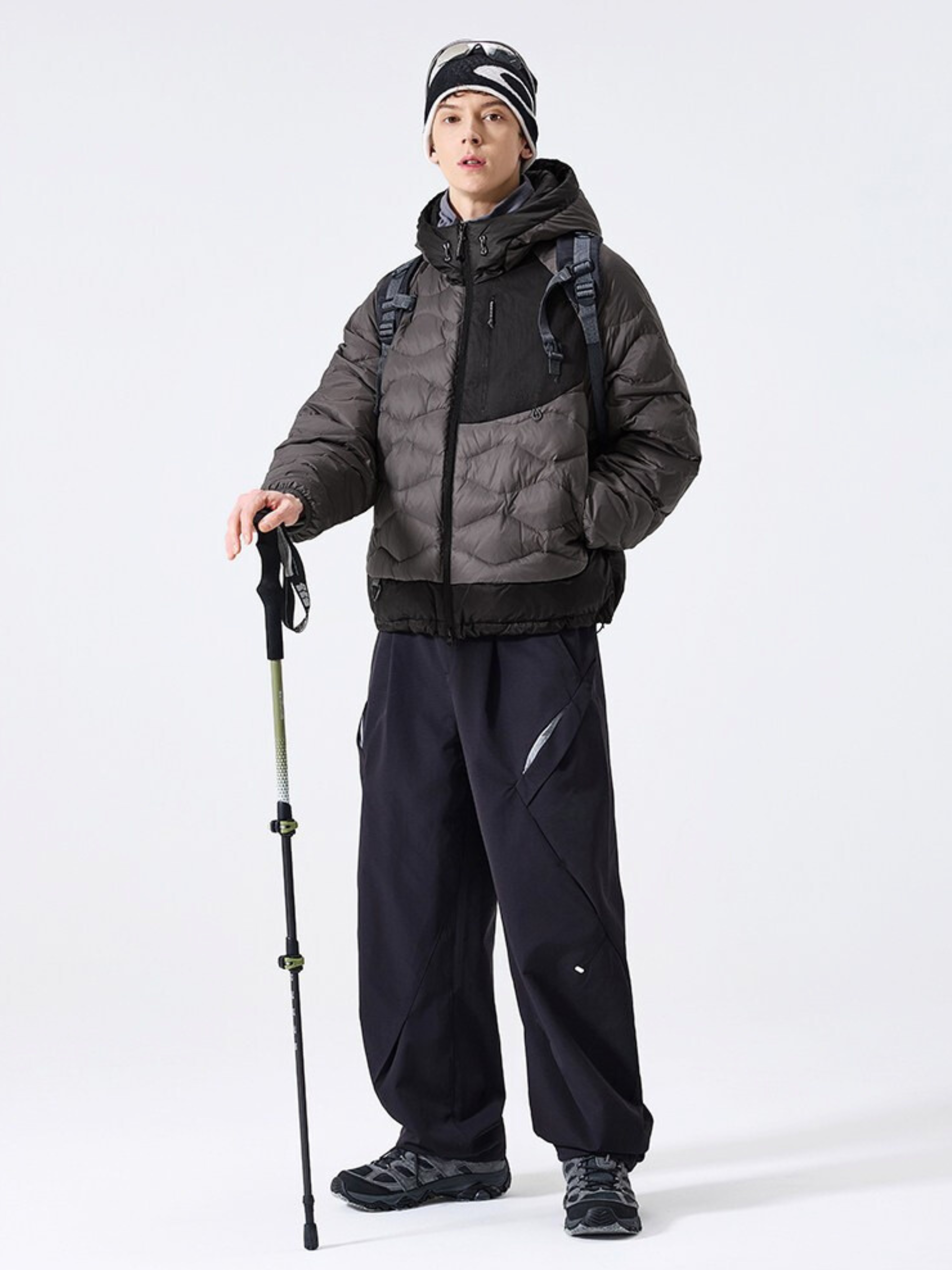 RavenNest - Water-Repellent 90% White Duck Down Jacket