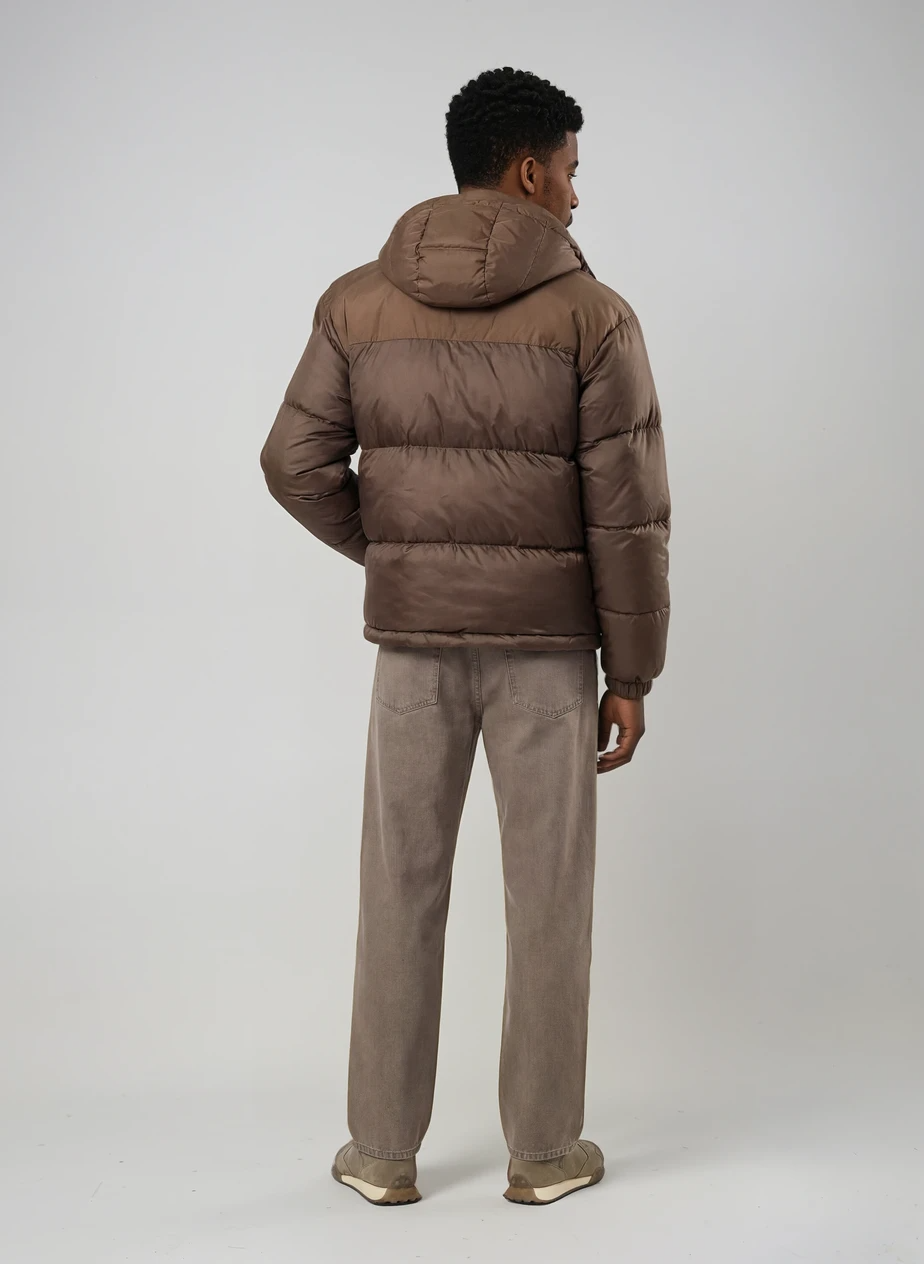 BluffPeak - Detachable Hood Water-Repellent Duck Down Jacket