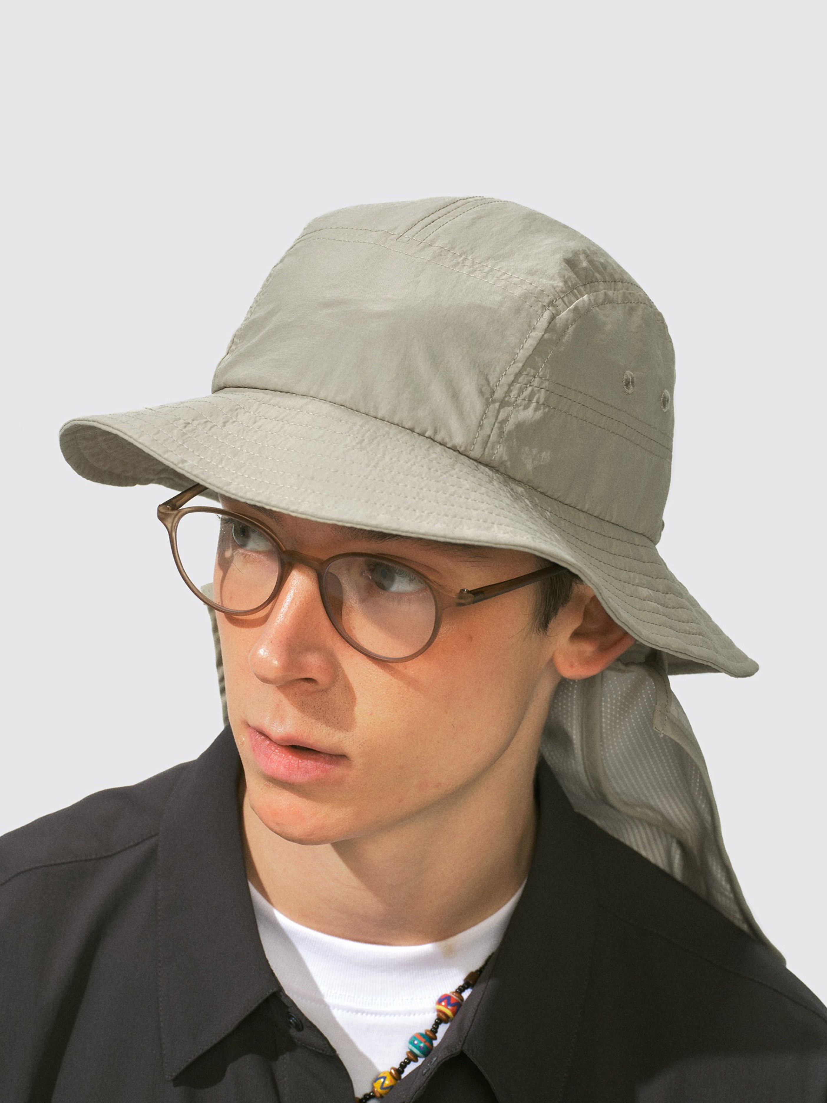 Driftclaw - UV Protection Detachable Neck Sun Flap Bucket Hat