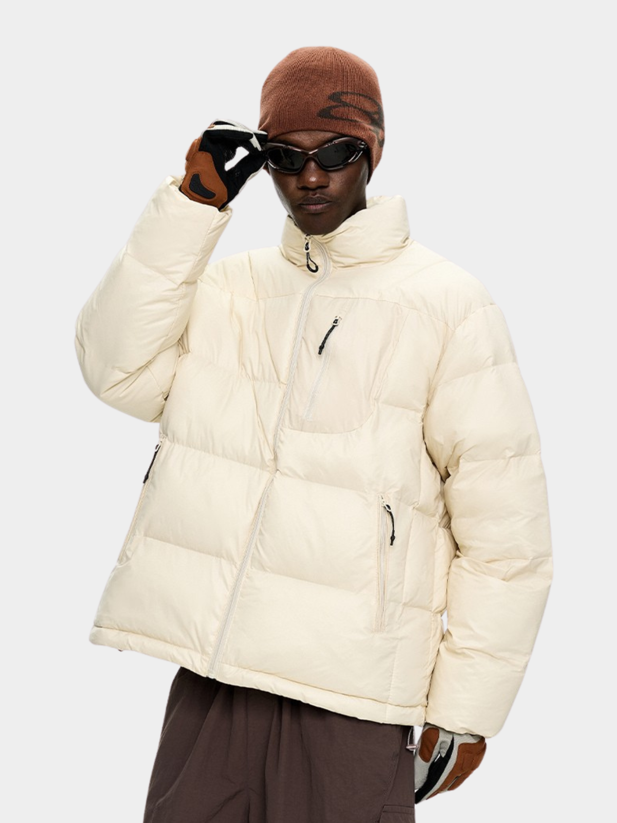 Embergrip - Men's Thermal Matte Stand-Collar Insulated Jacket