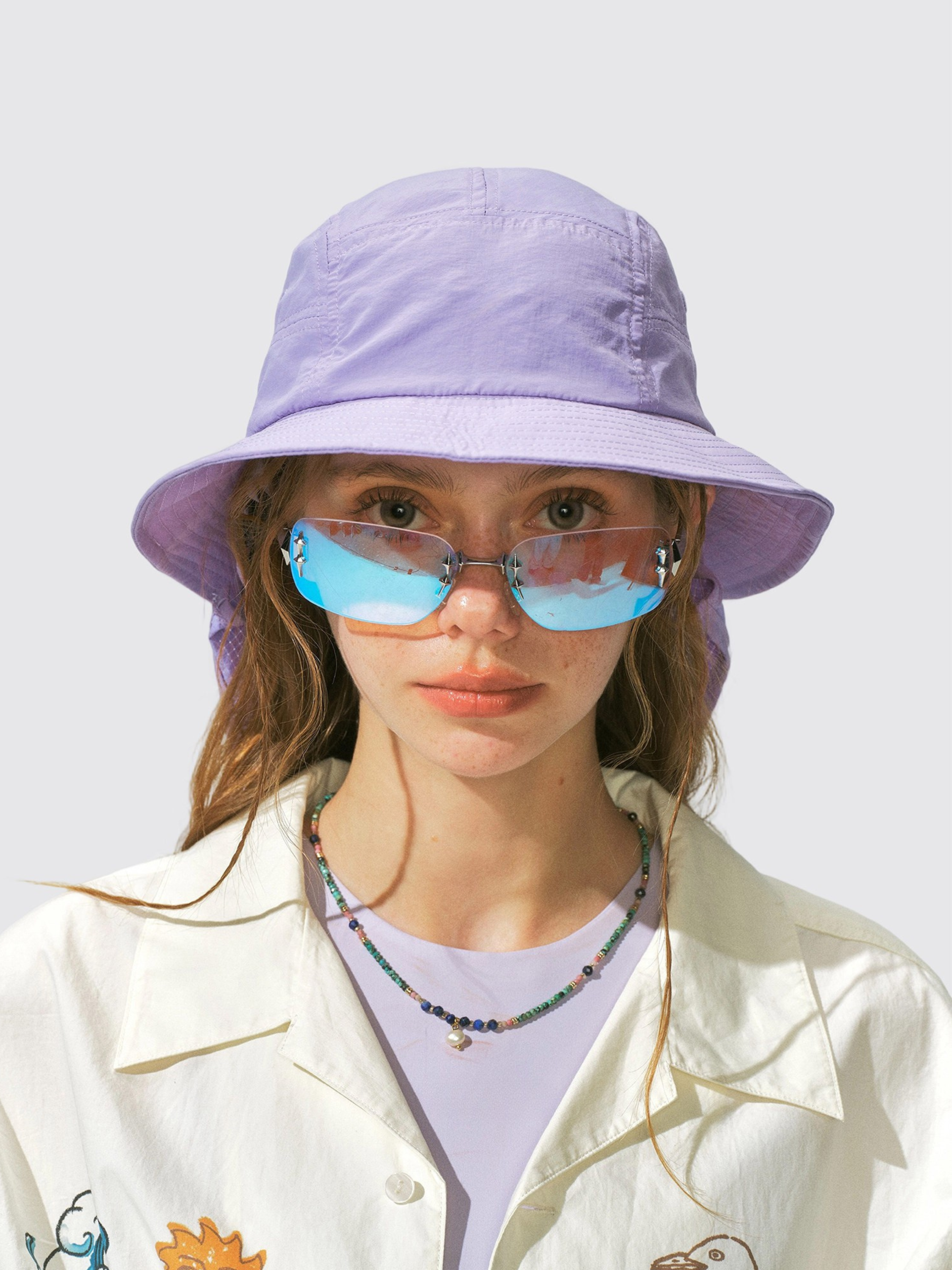 Driftclaw - UV Protection Detachable Neck Sun Flap Bucket Hat