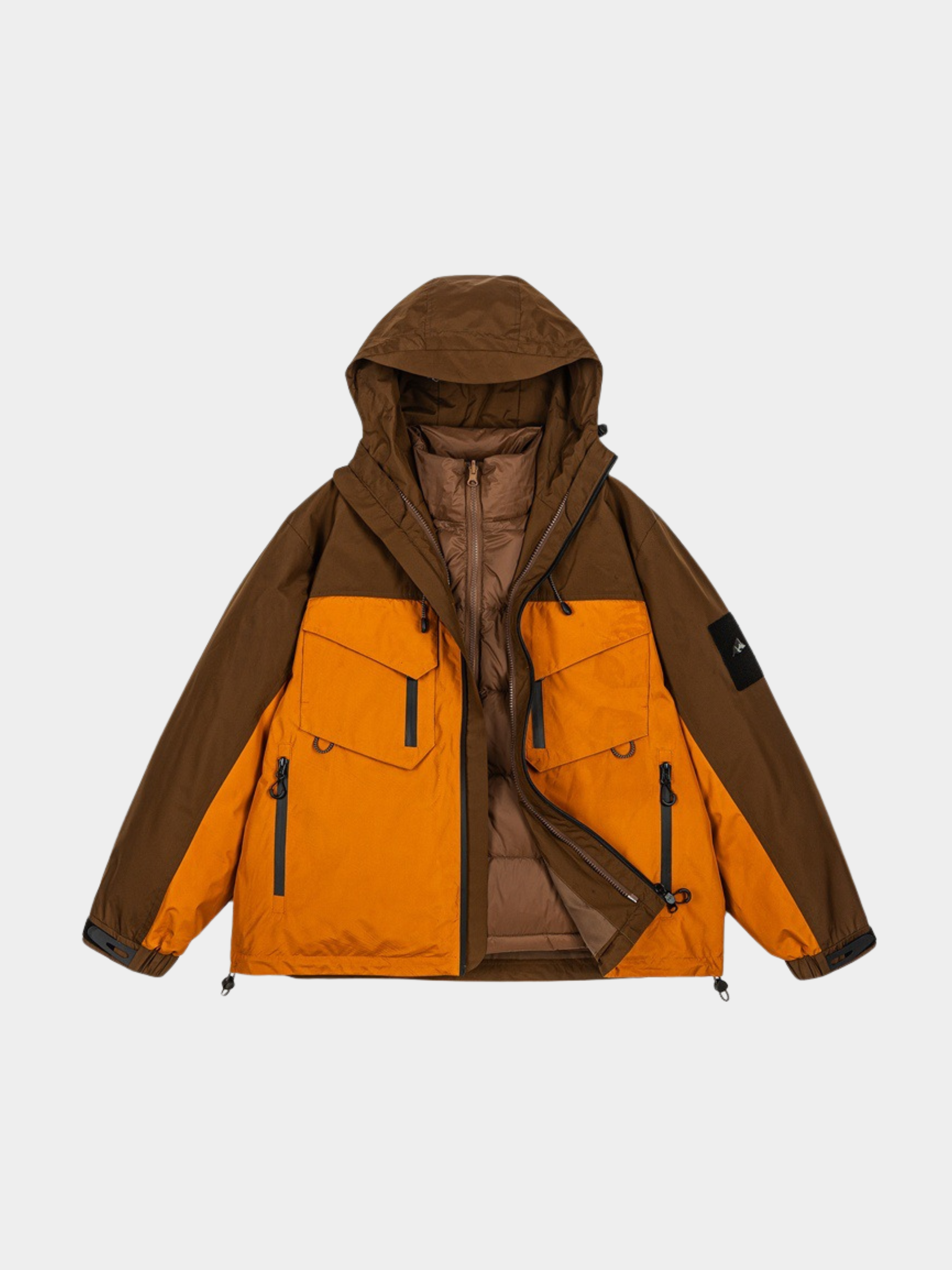 BluffMode - 3-in-1 Detachable Down Liner Water-Repellent Hard Shell Jacket