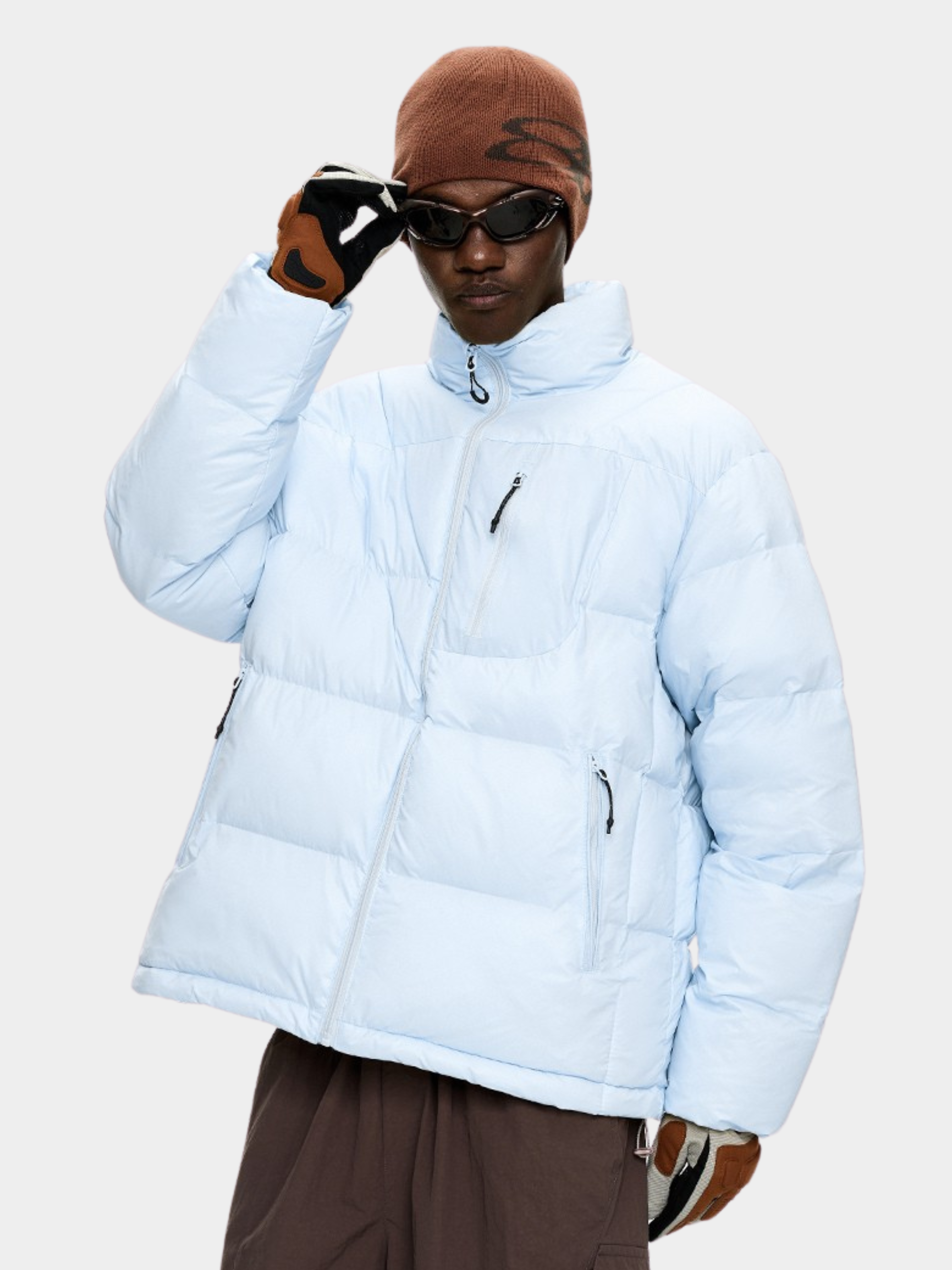Embergrip - Men's Thermal Matte Stand-Collar Insulated Jacket