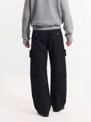 FoxDrop - Unisex Wide-Leg Paratrooper Pants
