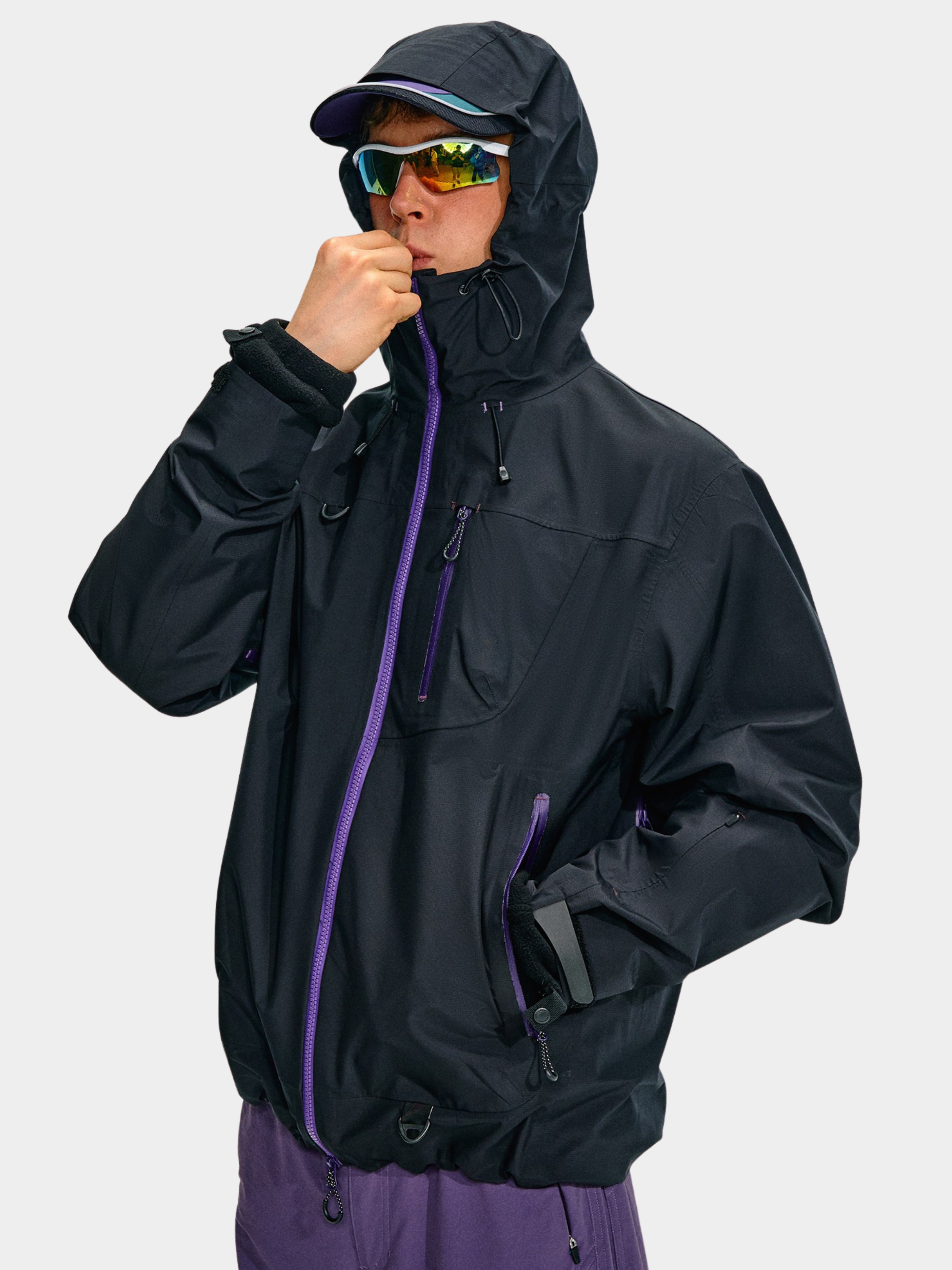 CampFlask - Men's 3-Layer Waterproof Hard Shell Jacket