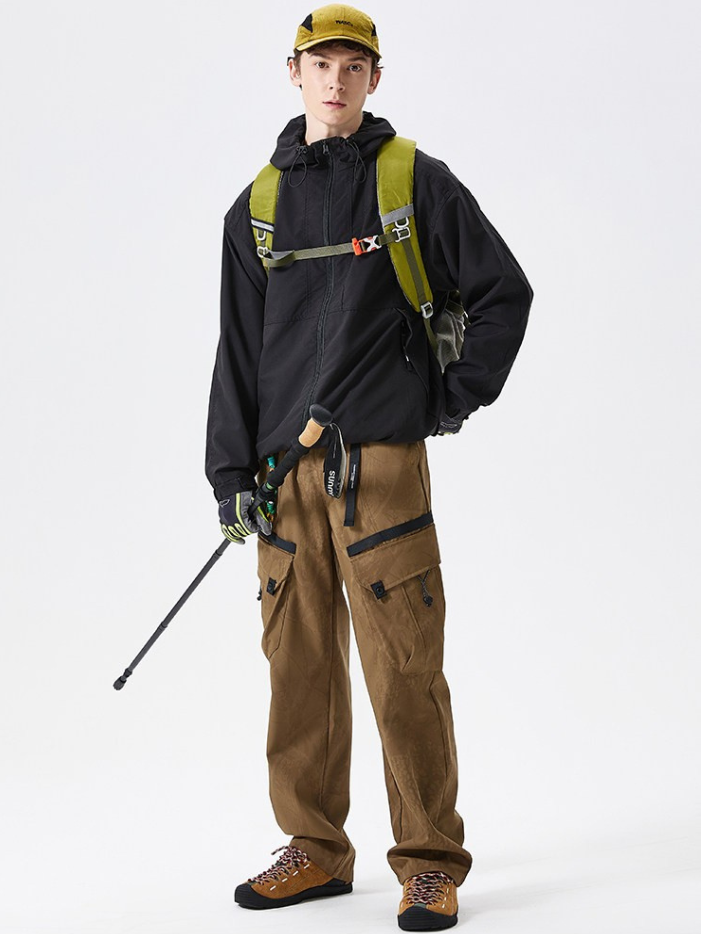 Frontier - Men's Water-Repellent Detachable Down-Liner Ski Hardshell Pants